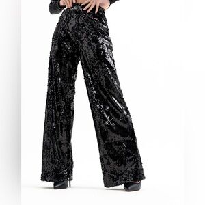 shiny pants Zara, S, brand new